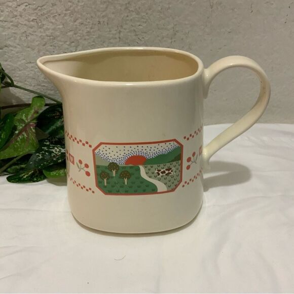Vintage Raintree LTD Pitcher The Heart & Home Collection stamped Farmhouse G1 - Picture 2 of 9